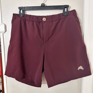 Tracksmith Falmouth Running Shorts Burgundy Men’s Large 6" Inseam